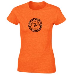 Heather Orange Ladies Fitted T-shirt -MLPT 295