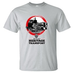 SPORTS GREY/SCREEN HERITAGE UNISEX T-SHIRT MPT 1045