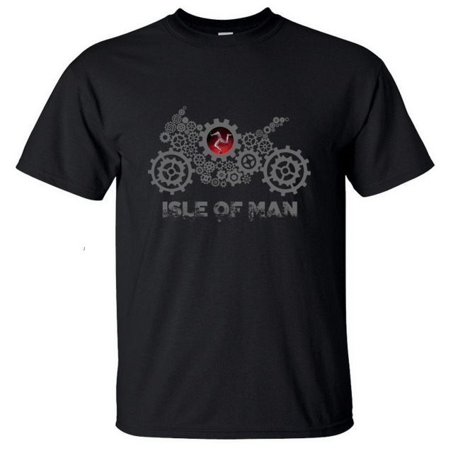 GEARS/IOM TEXT - BLACK T-SHIRT MPT 1180