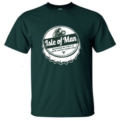 MANX BOTTLE  LOGO - BOTTLE GREEN T-SHIRT MPT 1550