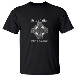 Celtic Cross Printed Black T-shirt MPT 25