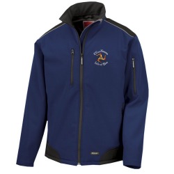 Navy/Black Adults Softshell jacket  MESS 505