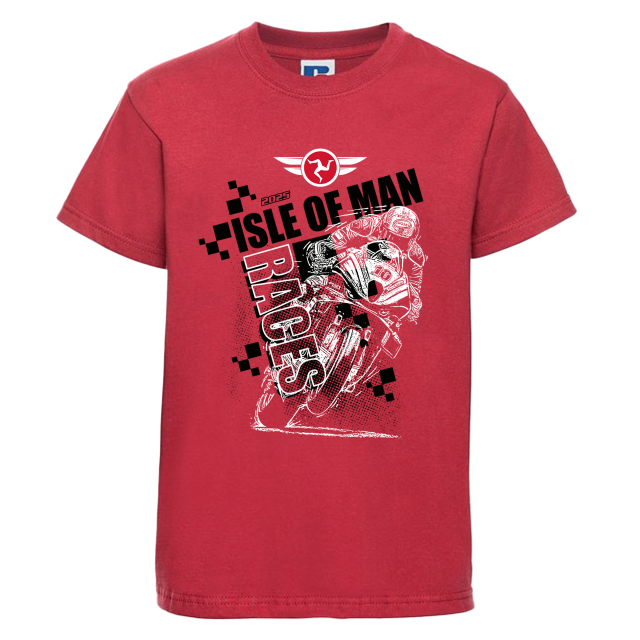 BIKE 10 KIDS RED T-SHIRT 25KTS10