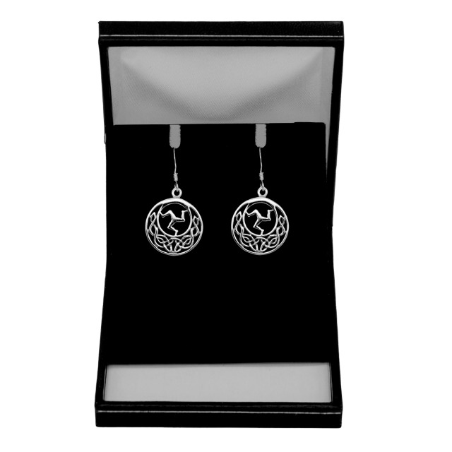 OFFSET CELTIC/3 LEGS EARRINGS JSS 20