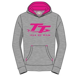 KIDS GREY/PINK TT HOODIE 20ZKGH1