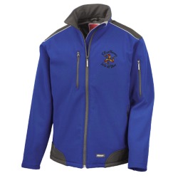 Royal/Black Adults Softshell jacket  MESS 2240