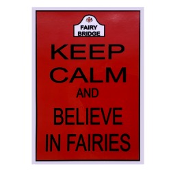 LAMINATED POSTER - BELIEVE IN FAIRIES MG 099