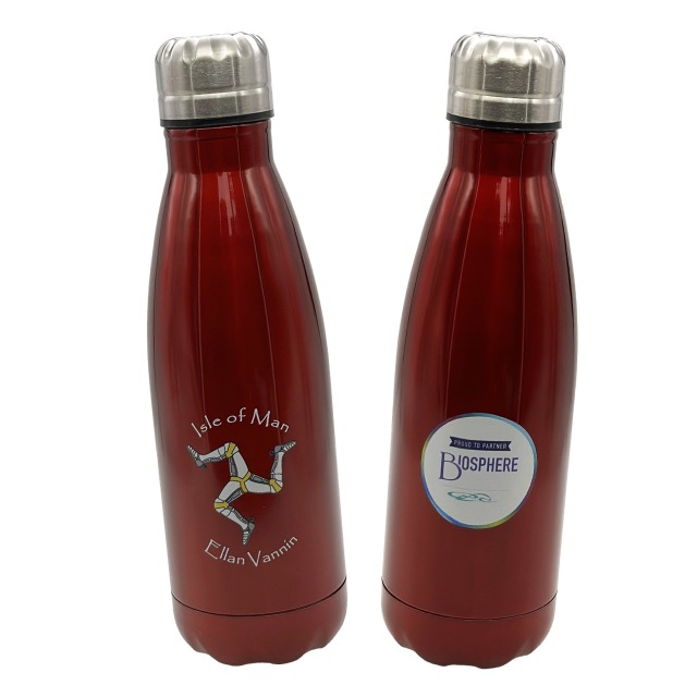 3LEGS - RED STAINLESS STEEL VACUUM FLASK  MG 955