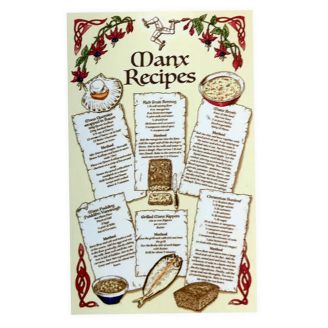 TEA-TOWEL - MANX RECEIPES MG 791