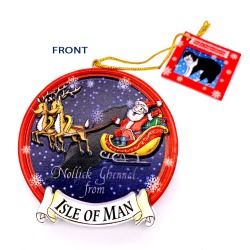 RESIN CHRISTMAS ORNAMENT MG 306