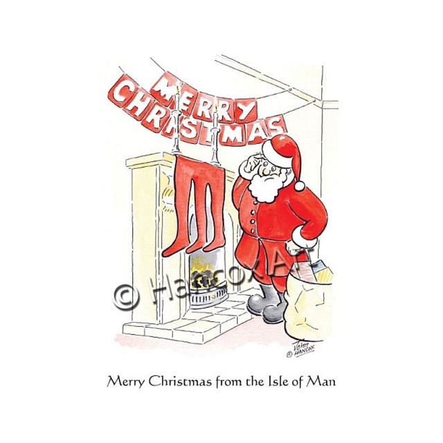 Manx Christmas Card - 3LEGS - XM06