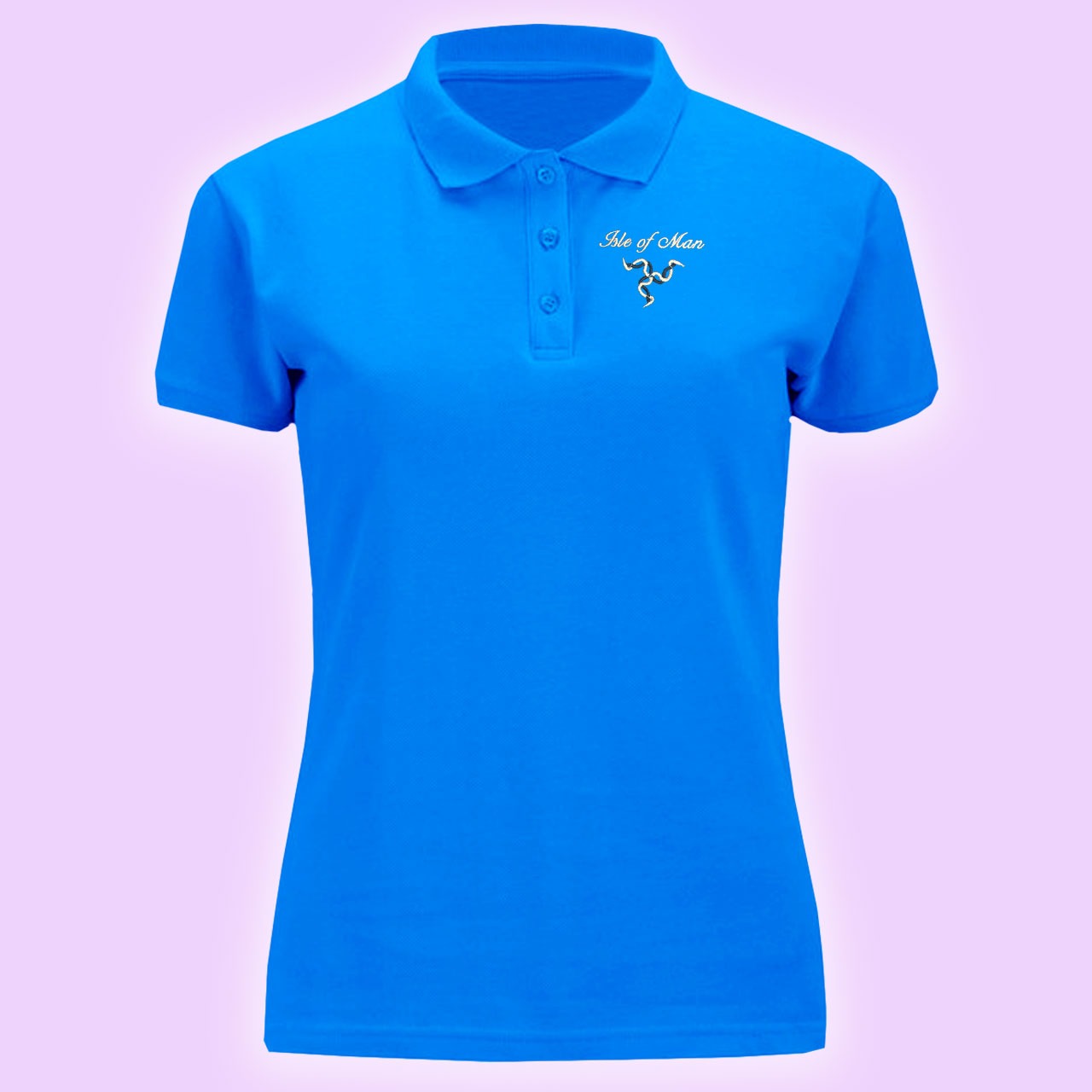 ladies grey polo shirt