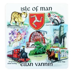 CORK BACK COASTER - ELLAN VANNIN MG 567