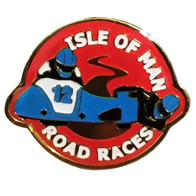 PIN BADGE - ISLE OF MAN SIDECAR MG 467