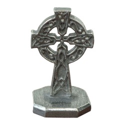 PEWTER CELTIC CROSS MG 049 