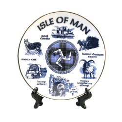 ISLE OF MAN CERAMIC DECORATION PLATE MG 529