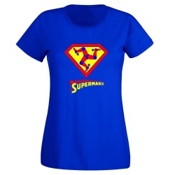 SP440 Supermanx Ladies T-shirt -  Royal Blue