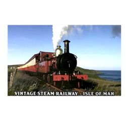 STICKER - MANX STEAM RAILWAY MG 818