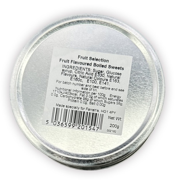 3 LEGS FRUIT SWEETS - TRAVEL TIN MG 379