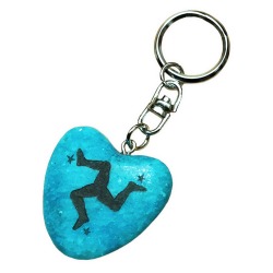 TURQUOISE STONE KEYRING MG 187