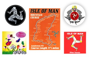 MANX STICKERS - POSTERS