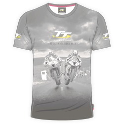 2 BIKES TT All over print  T-Shirt 19AOP3