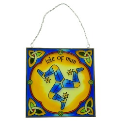 STAINED GLASS HANGING PANEL MG 043