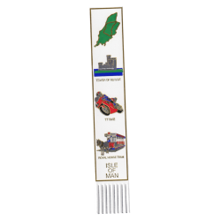 LEATHER BOOKMARK - ISLE OF MAN - MG 435