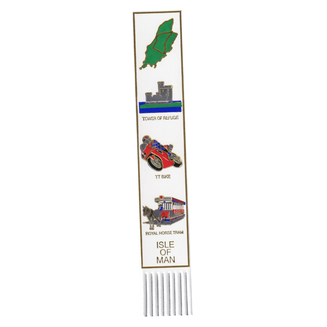 LEATHER BOOKMARK - ISLE OF MAN - MG 435