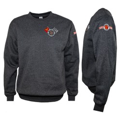 DARK HEATHER RACING SWEATSHIRT 23CFS