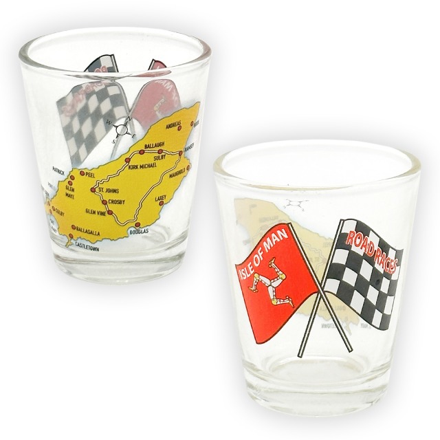 GLASS - X-FLAGS - SHOT GLASS MG 144