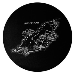 SMALL - SLATE COASTERS - ISLAND MAP MG 105