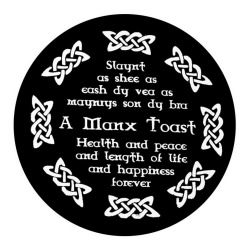 SMALL - SLATE COASTERS - MANX TOAST MG 216